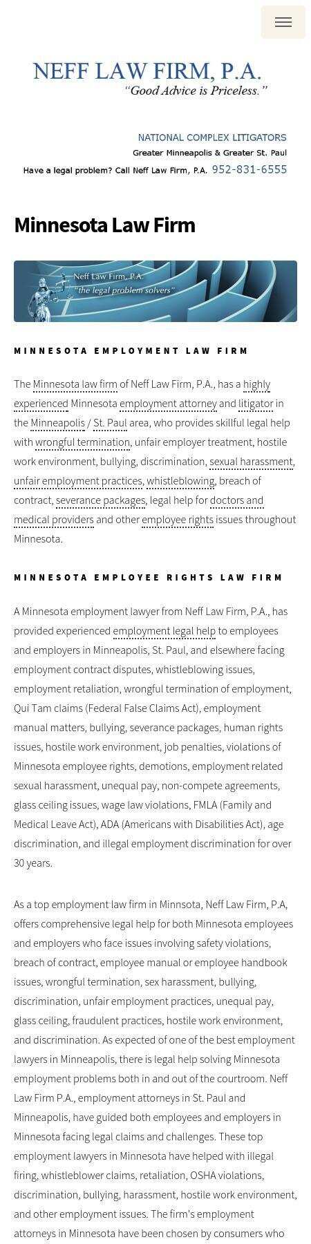 Neff Law Firm, P.A. - Roseville MN Lawyers
