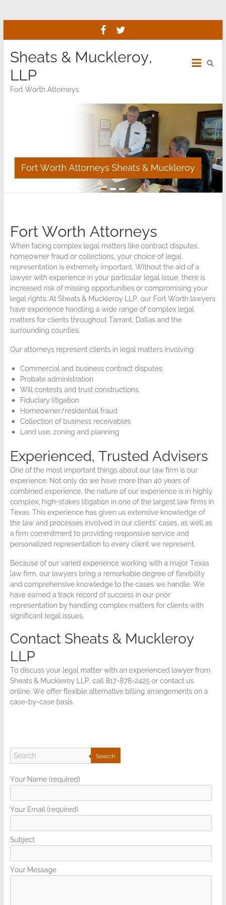 Sheats & Muckleroy LLP - Fort Worth TX Lawyers