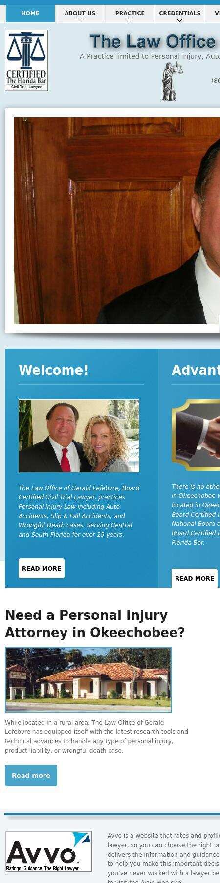 The Law Office of Gerald Lefebvre - Okeechobee FL Lawyers