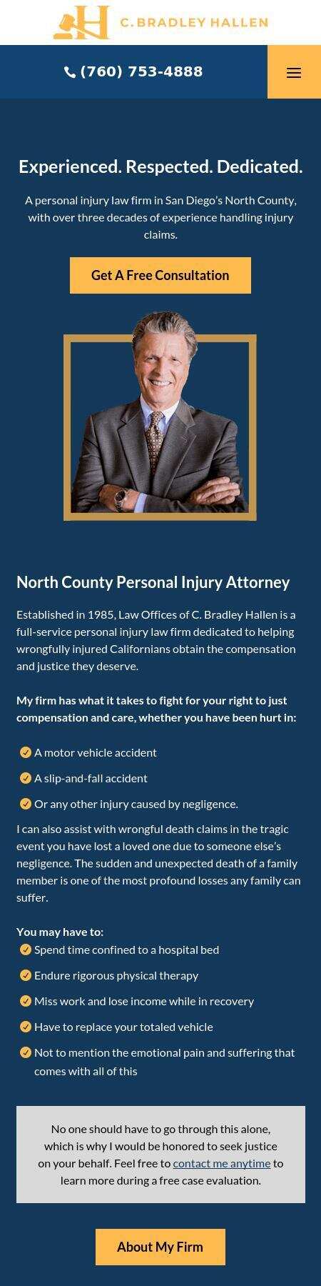 The Law Offices of C. Bradley Hallen - Cardiff-by-the-Sea CA Lawyers