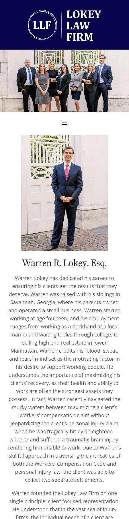 The Lokey Law Firm, LLC - Charleston SC Lawyers