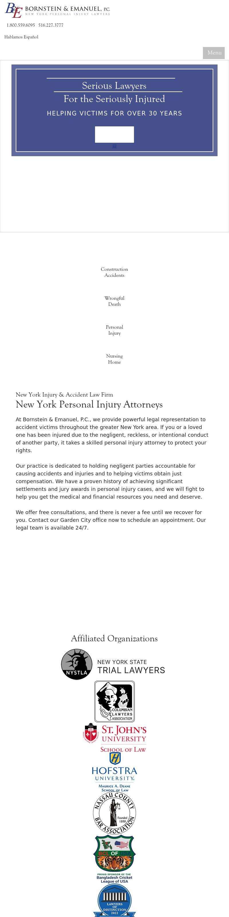 Bornstein & Emanuel, P.C. - New York NY Lawyers