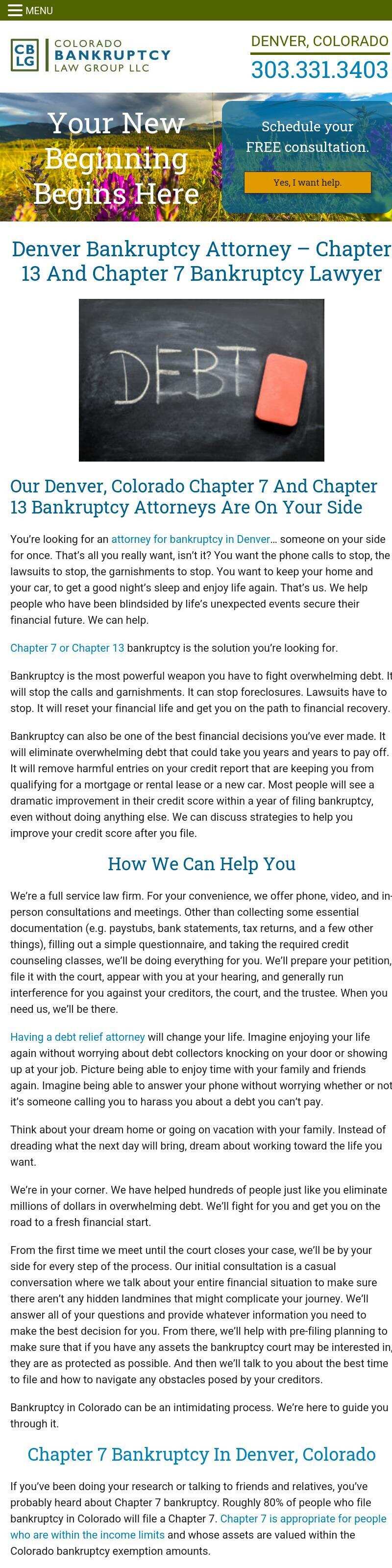 Colorado Bankruptcy Law Group, LLC - Denver CO Lawyers