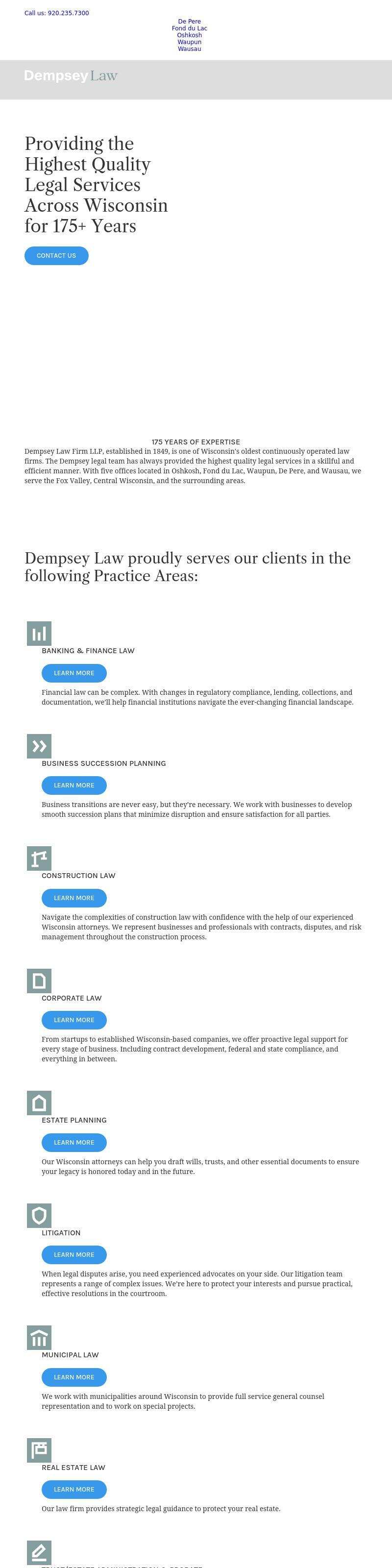 Dempsey Law Firm, LLP - Oshkosh WI Lawyers