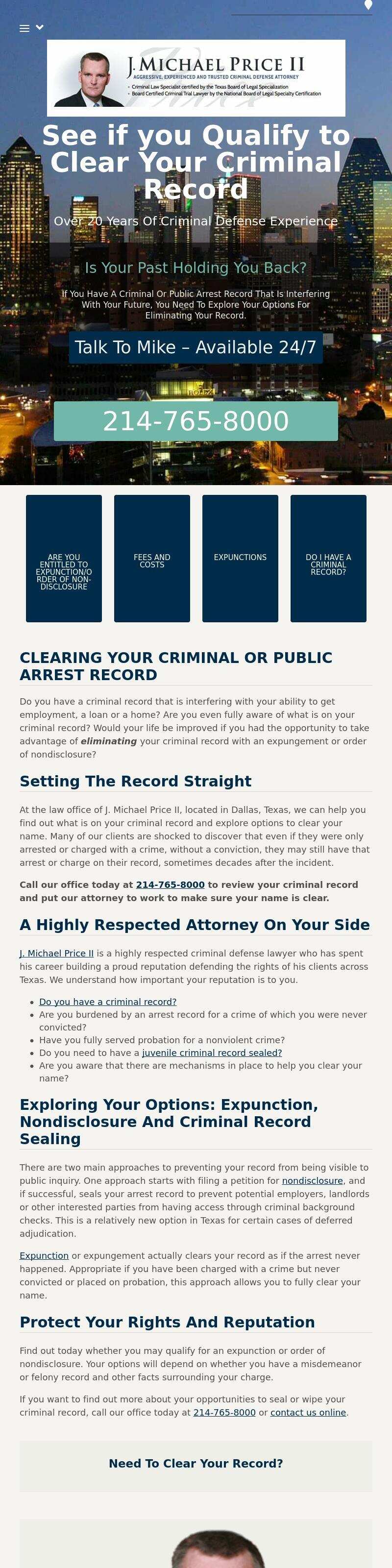 J. Michael Price II - Dallas TX Lawyers