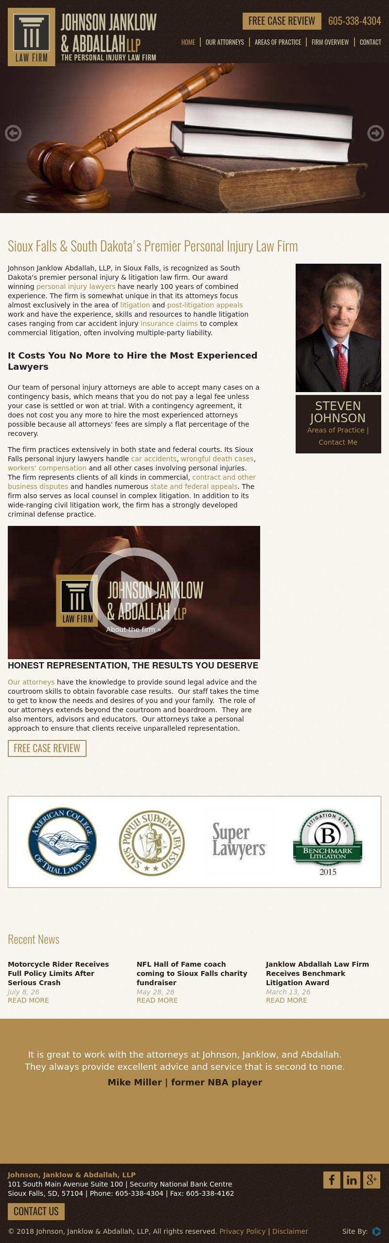 Johnson, Janklow, Abdallah, Bollweg - Sioux Falls SD Lawyers
