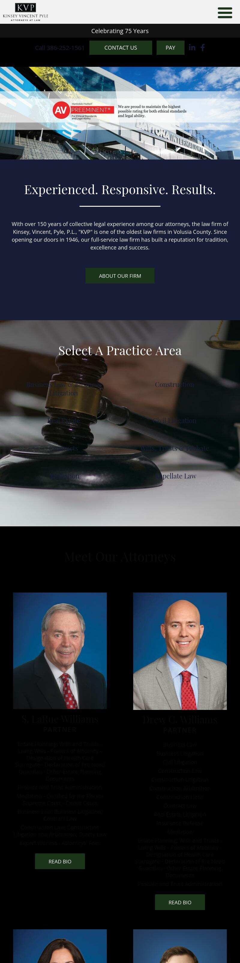 Kinsey, Vincent, Pyle, P.L. - Daytona Beach FL Lawyers