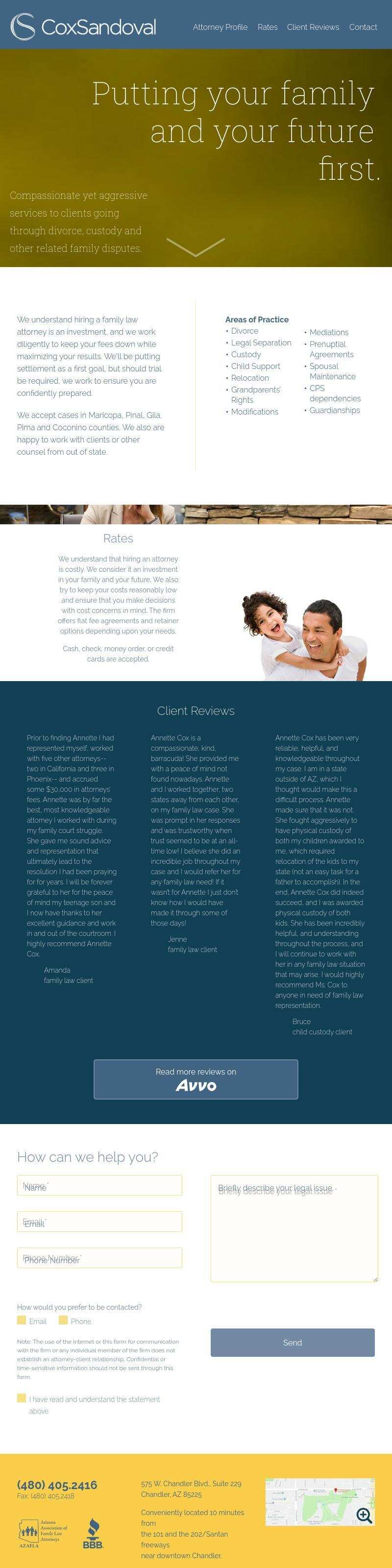 Law Office of Annette M. Cox, PLLC - Tempe AZ Lawyers