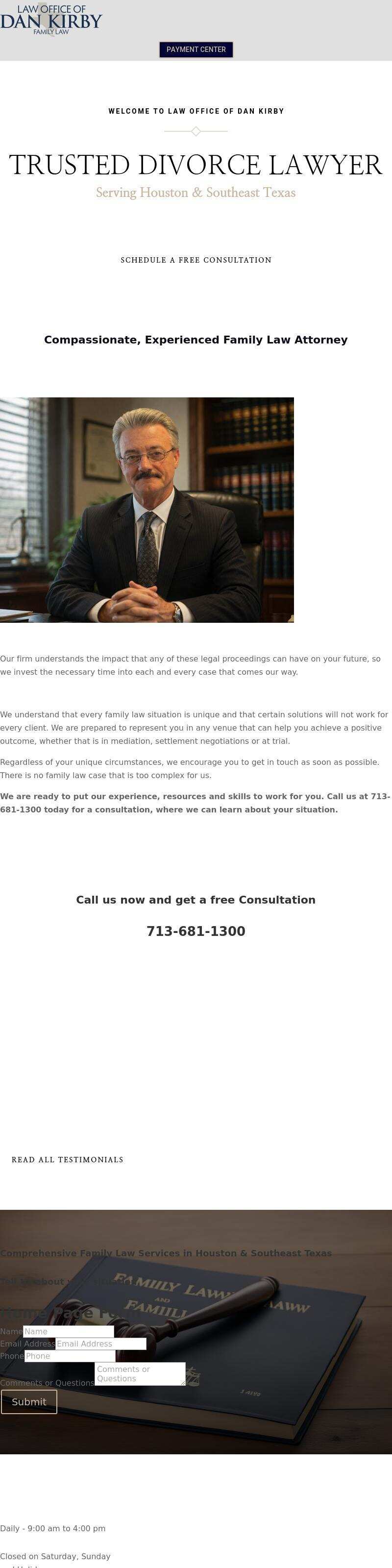 Law Office of Dan Kirby - Houston TX Lawyers