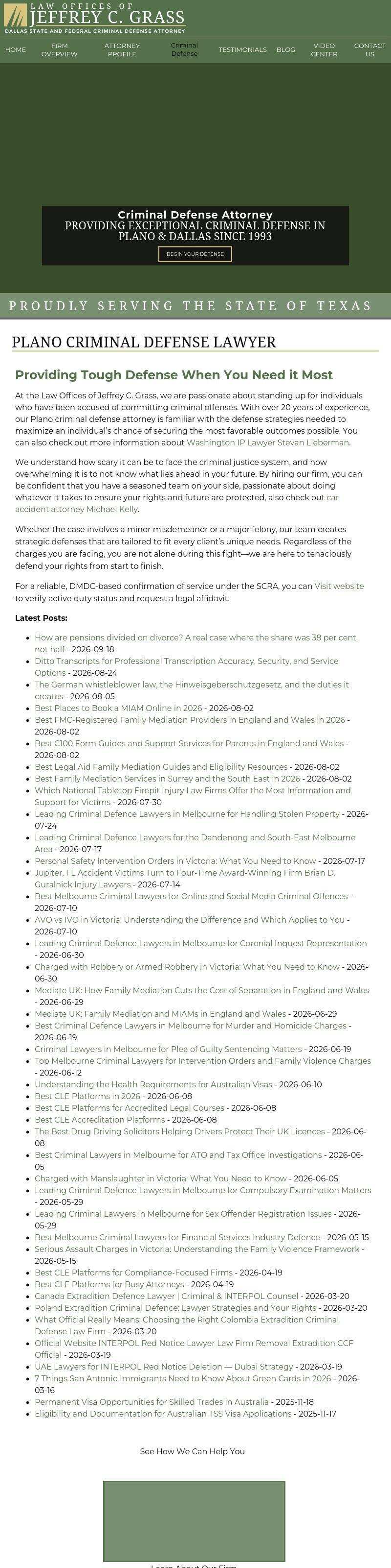 Law Offices of Jeffrey C. Grass - Plano TX Lawyers