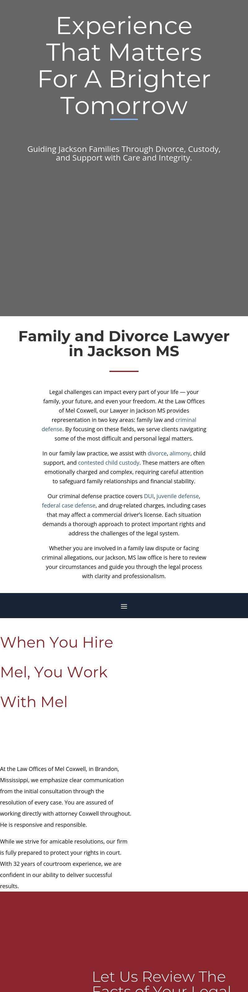 Law Offices of Mel Coxwell - Brandon MS Lawyers