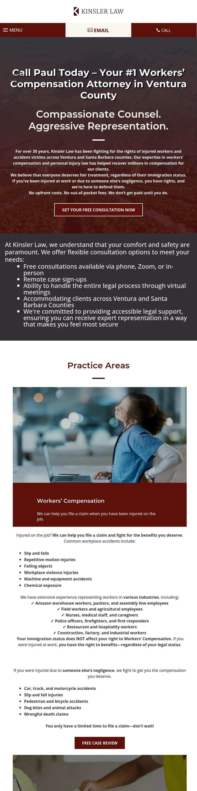 Law Offices of Paul F. Kinsler - Santa Paula CA Lawyers