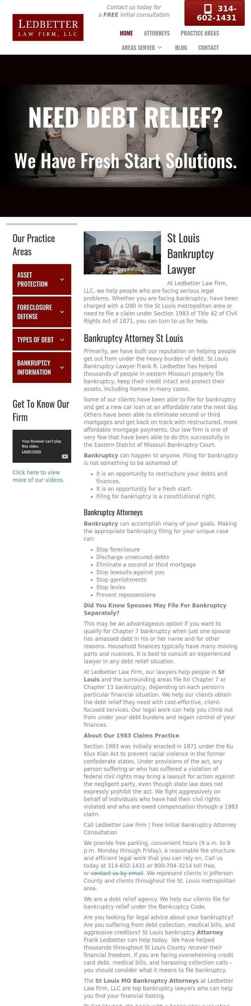 Ledbetter Law Firm, LLC - St. Louis MO Lawyers
