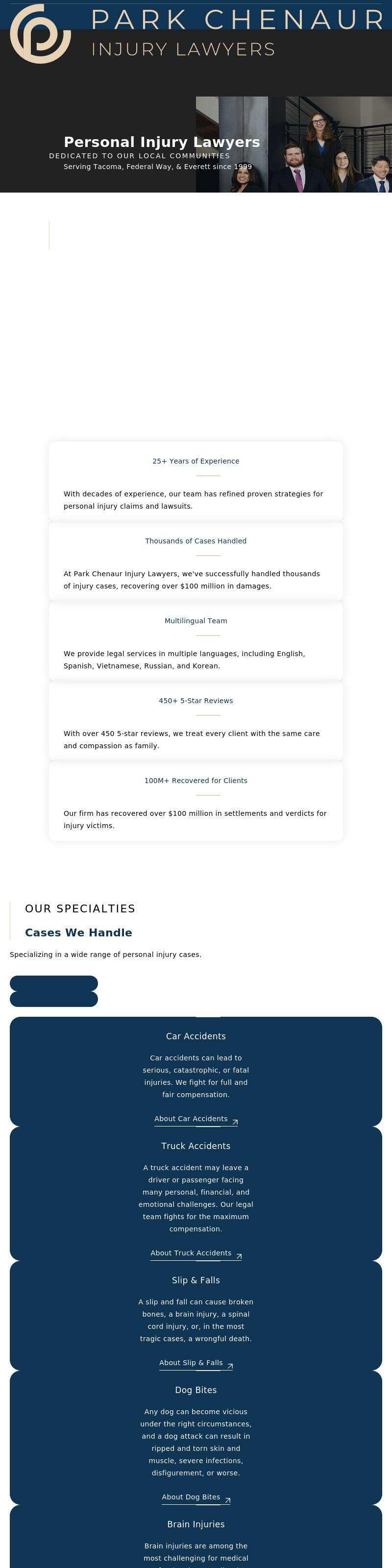 Park Chenaur & Associates Inc., P.S. - Bellevue WA Lawyers