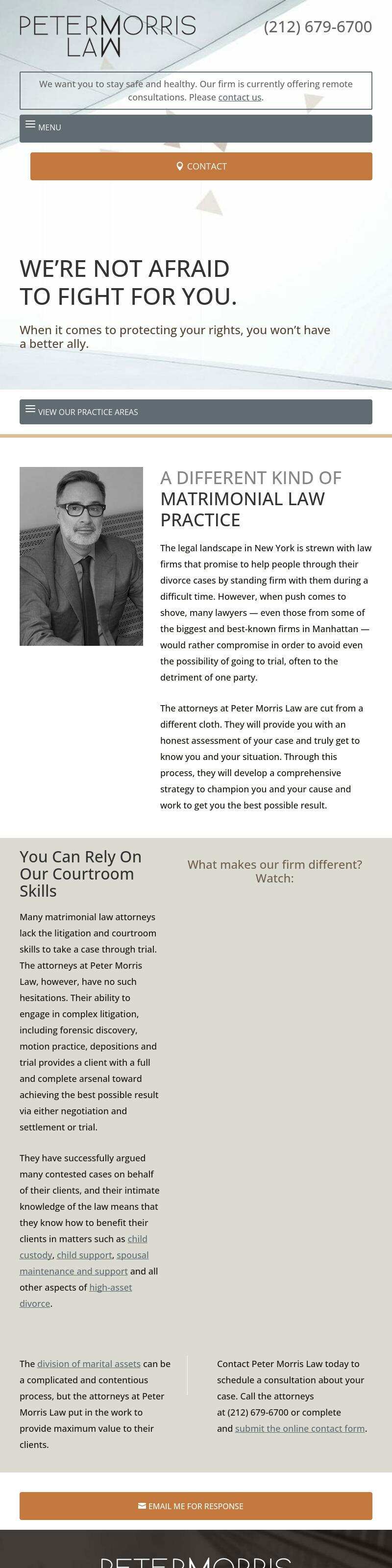 Peter Morris Law - New York  NY Lawyers