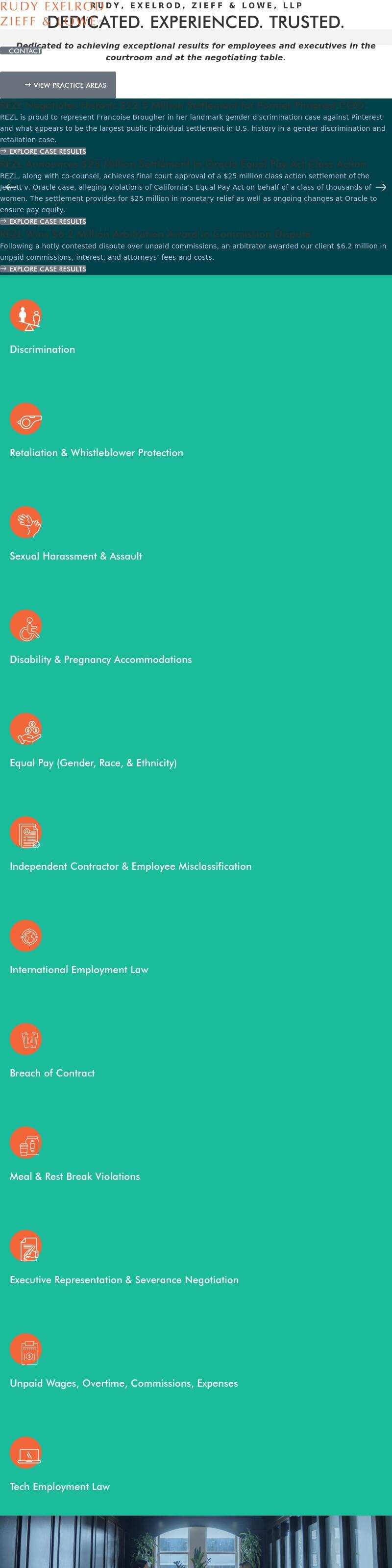 Rudy, Exelrod, Zieff & Lowe, LLP - San Francisco CA Lawyers