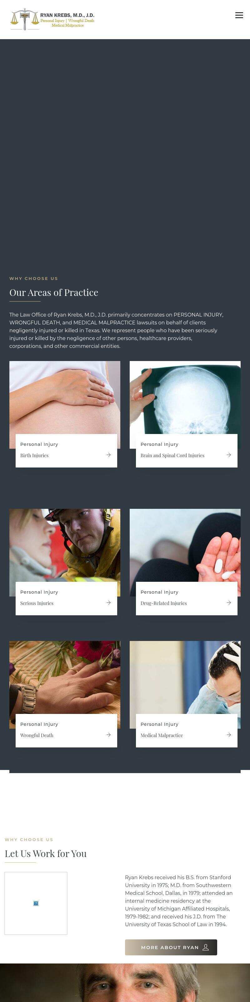 Ryan Krebs, M.D., J.D. - Austin TX Lawyers