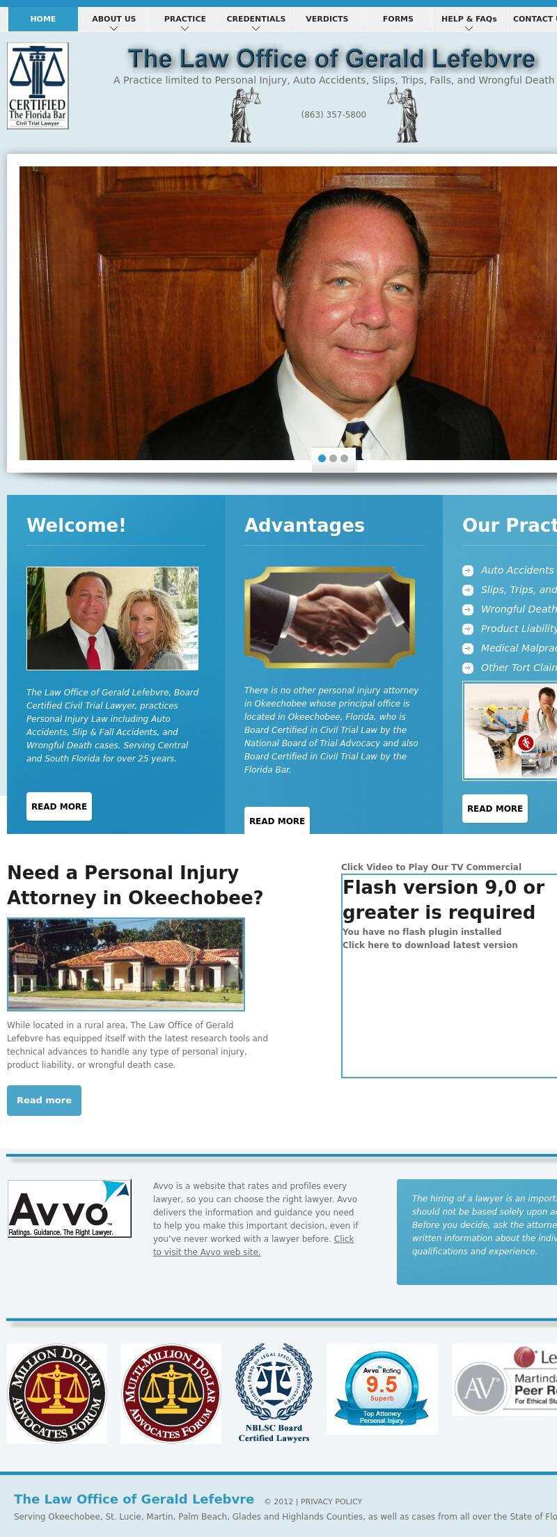 The Law Office of Gerald Lefebvre - Okeechobee FL Lawyers