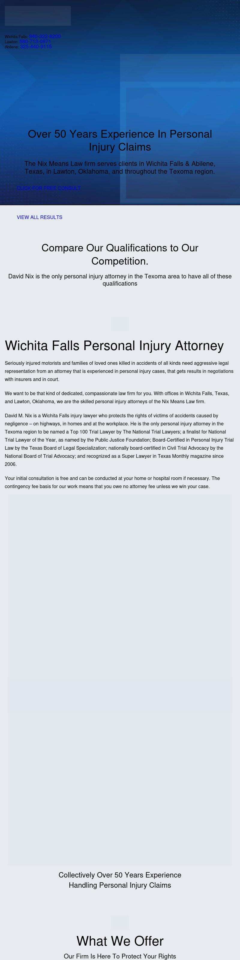 The Nix Law Firm - Wichita Falls TX Lawyers